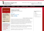 Business Law Society web-site snapshot