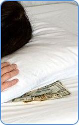 Keeping your money under pillow do not help improve credit score.